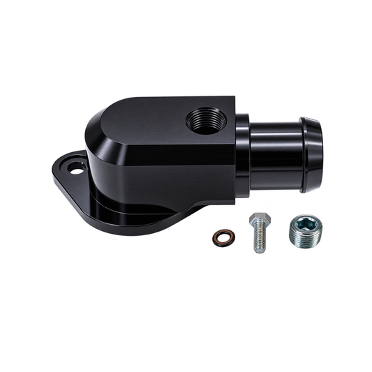 Granatelli Black Billet High-Flow Thermostat Housing – 6.2L V8 431000B