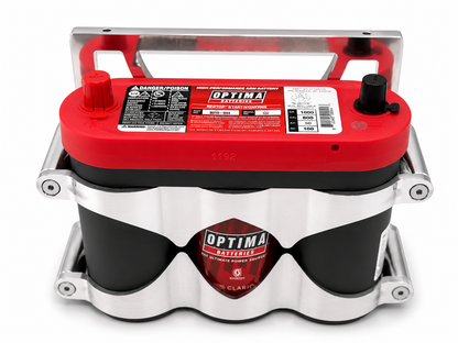 Granatelli Motor Sports 6 Volt OPTIMA Battery Tray - Billet 452200