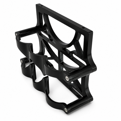 Granatelli Motor Sports 6 Volt OPTIMA Battery Tray - Billet Black - 452200B