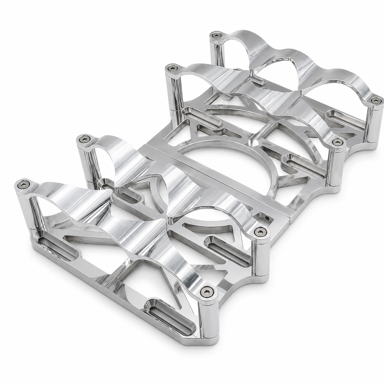 Granatelli Motor Sports (2) 6 Volt OPTIMA Battery Tray SET- 452201