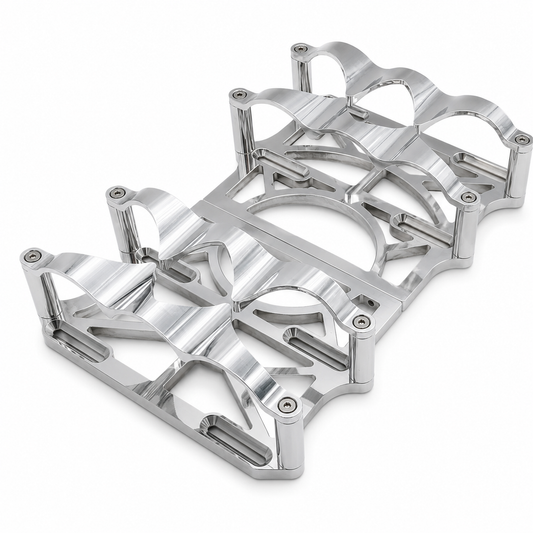 Granatelli Motor Sports (2) 6 Volt OPTIMA Battery Tray SET- 452201