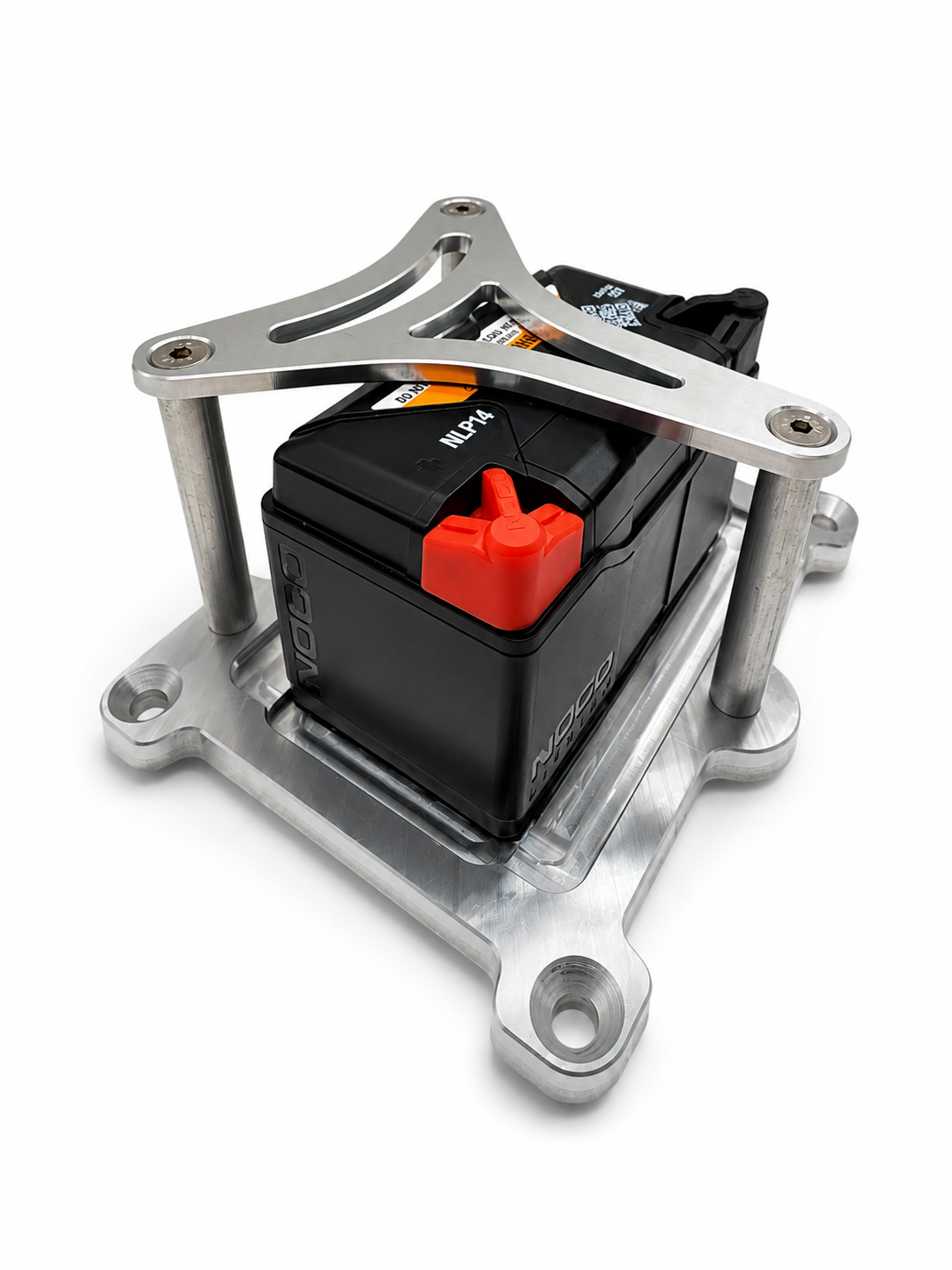 Granatelli Billet Aluminum Battery Tray for NOCO NLP14 Group 14 – 452214
