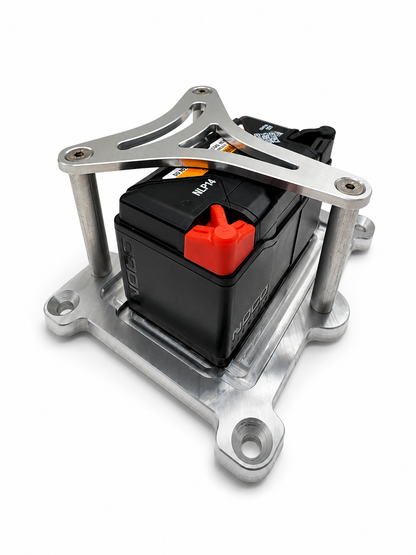 Granatelli Billet Aluminum Battery Tray for NOCO NLP14 Group 14 – 452214