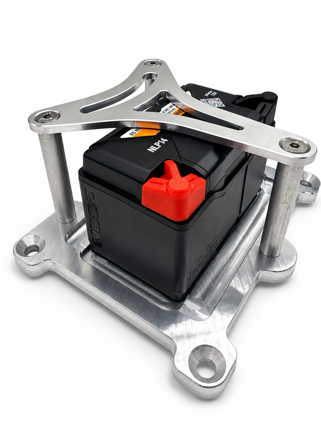 Granatelli Billet Aluminum Battery Tray for NOCO NLP14 Group 14 – 452214
