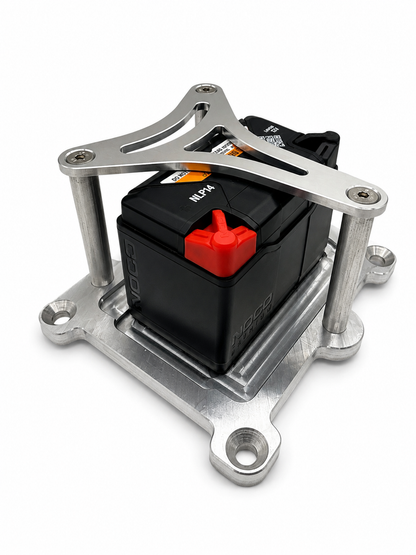 Granatelli Billet Aluminum Battery Tray for NOCO NLP14 Group 14 – 452214