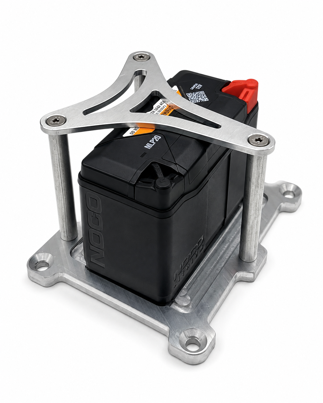 Granatelli Billet Aluminum Battery Tray for NOCO NLP20 Group 20 – 452215