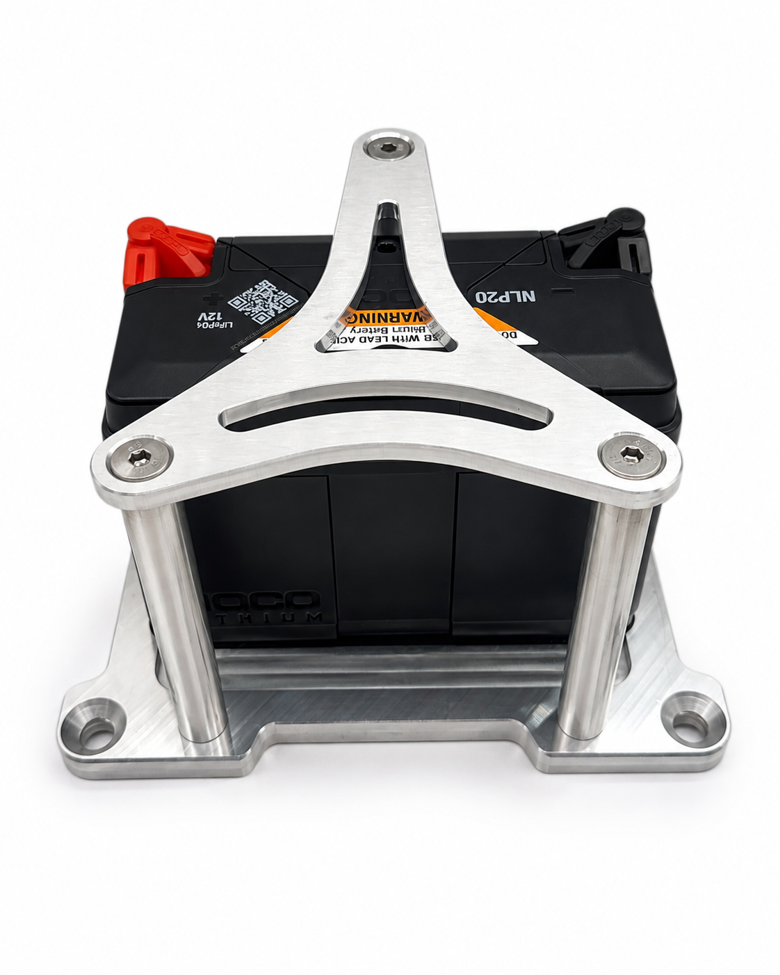 Granatelli Billet Aluminum Battery Tray for NOCO NLP20 Group 20 – 452215