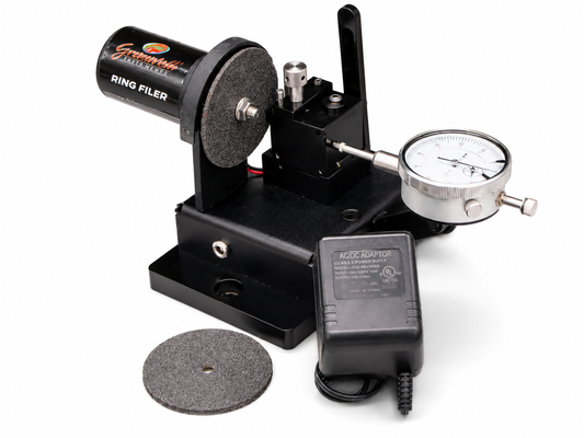 Granatelli Cordless Electric Piston Ring Filer Kit with 12V Battery, Charger & Grinding Wheels – 540100