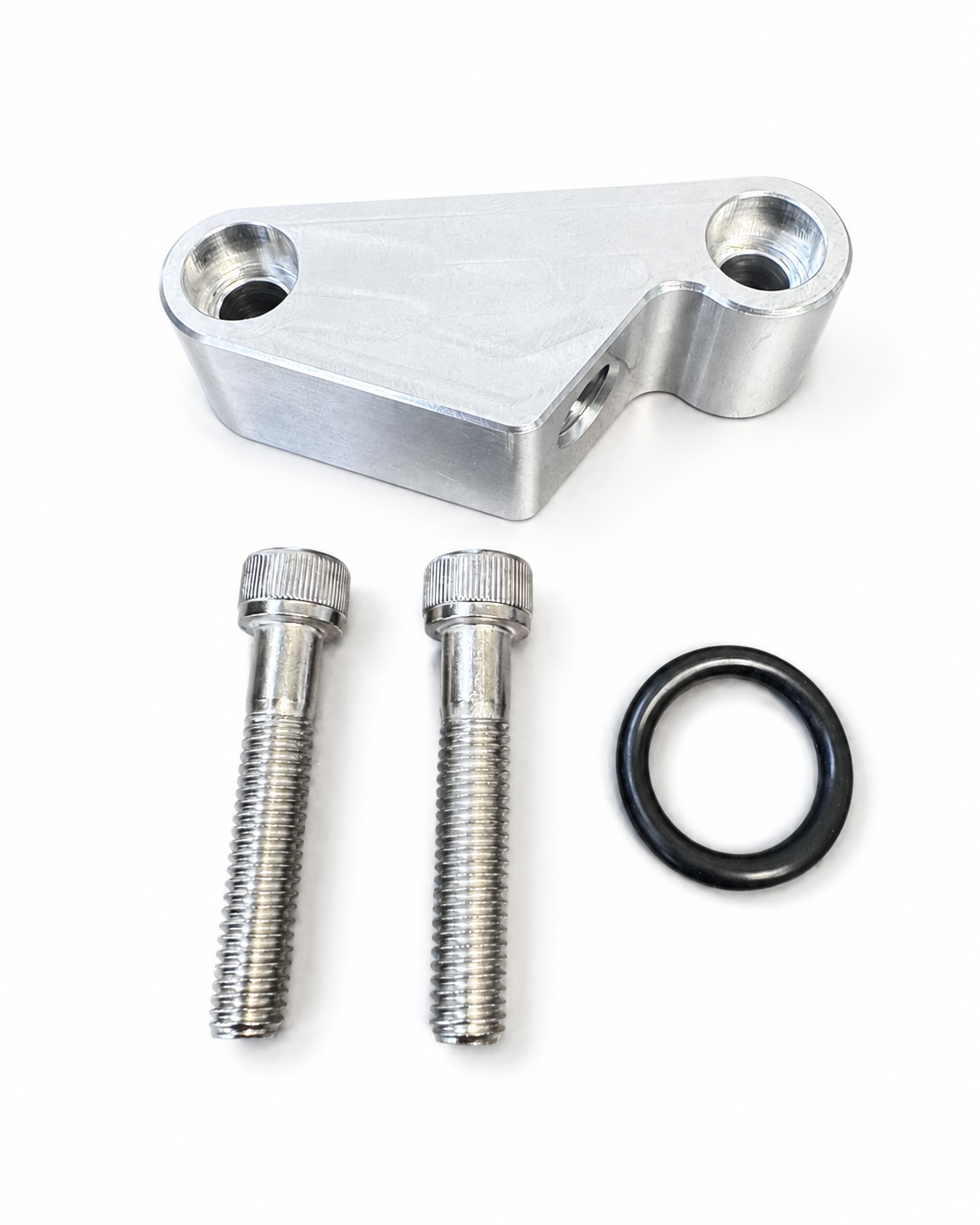 Gen V LT Oil Sender Adapter for 595499 Billet Valley Pan Cover – Fits LT1, L83, L86 & L8B Engines – Includes O-Ring