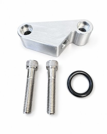 Gen V LT Oil Sender Adapter for 595499 Billet Valley Pan Cover – Fits LT1, L83, L86 & L8B Engines – Includes O-Ring