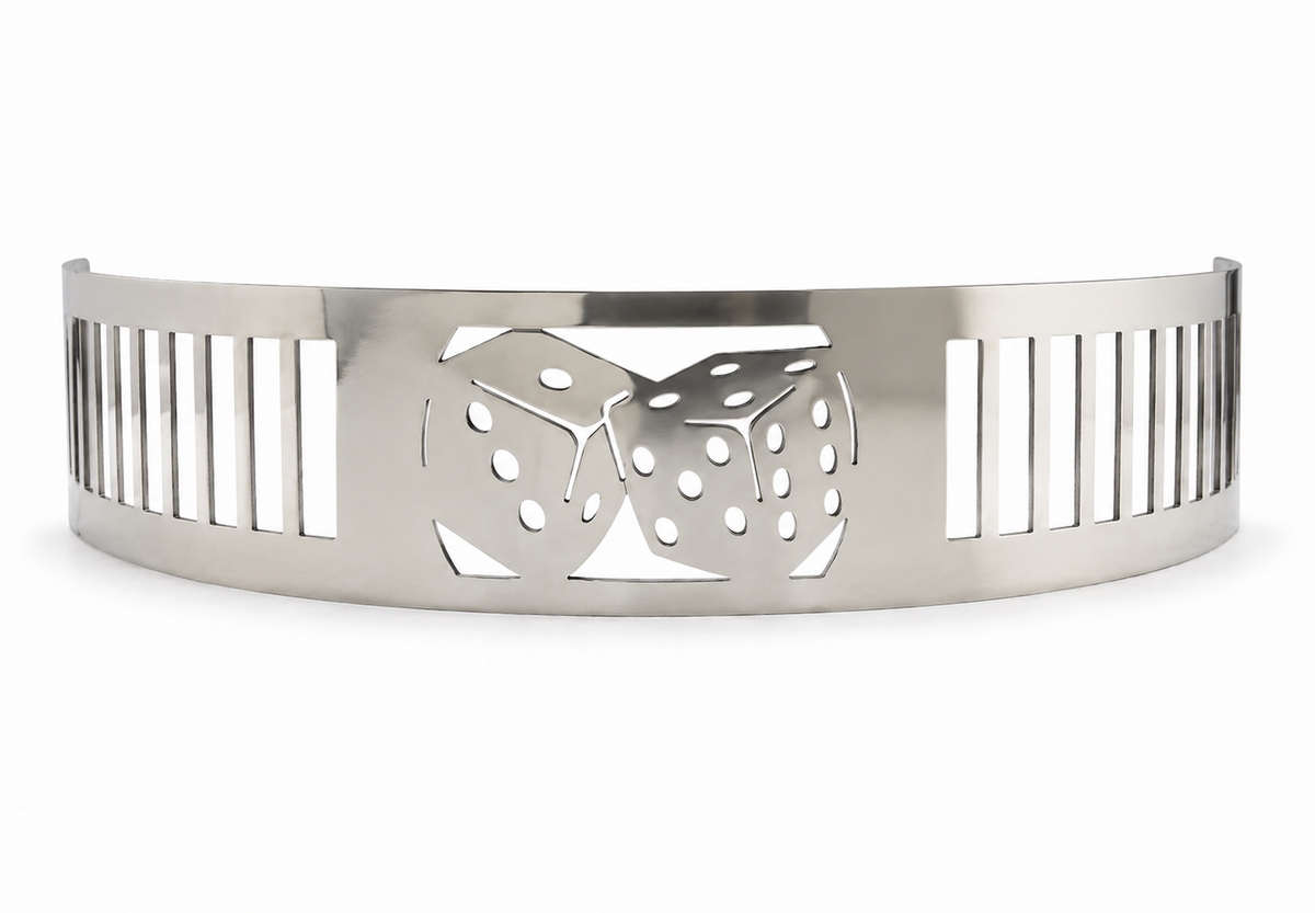 Granatelli Blingz Beauty Bandz, 14" Diameter, 3" Tall Air Cleaner Grill - Craps 750000
