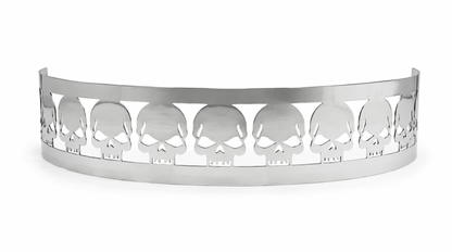 Blingz Beauty Bandz, 14" Diameter, 3" Tall Air Cleaner Grill - Skulls - 750001