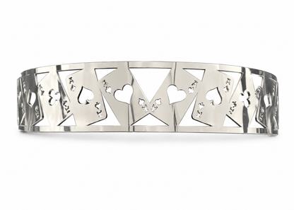 Blingz Beauty Bandz, 14" Diameter, 3" Tall Air Cleaner Grill - Aces Wild - 750002