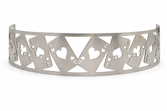 Blingz Beauty Bandz, 14" Diameter, 3" Tall Air Cleaner Grill - Aces Wild - 750002