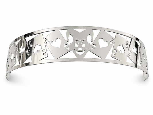 Blingz Beauty Bandz, 14" Diameter, 3" Tall Air Cleaner Grill - Jokers Wild 750003