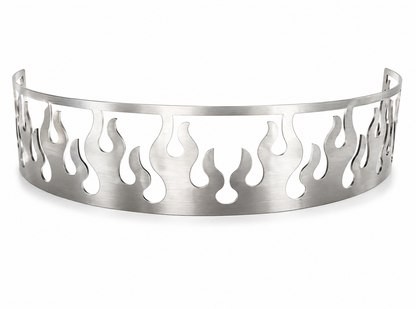 Granatelli Blingz Beauty Bandz 14" x 3" Flame Air Cleaner Grill - Flames 750005