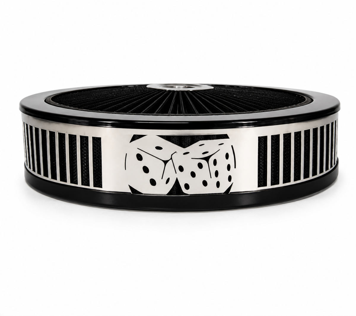 Granatelli Blingz Beauty Bandz Black Air Filter Assembly , Craps 750013
