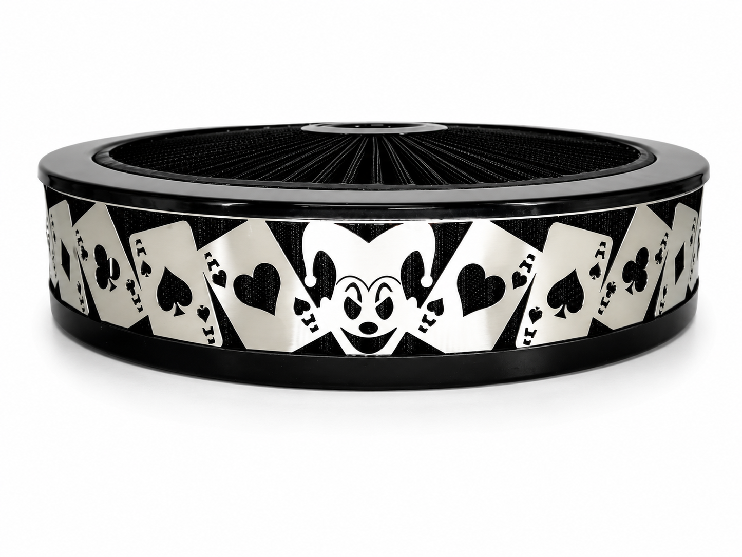 Granatelli Blingz Beauty Bandz Black Air Filter Assembly , Jokers Wild 750016