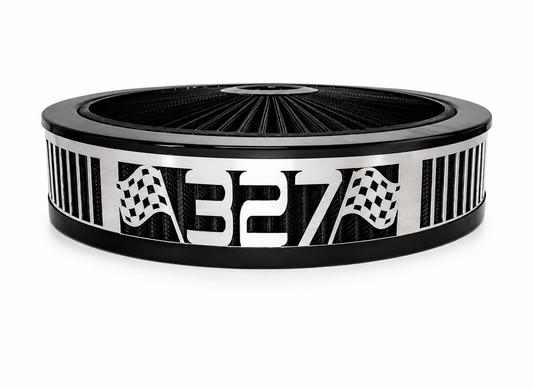 Granatelli Blingz Beauty Bandz Black Air Filter Assembly , 327 750020