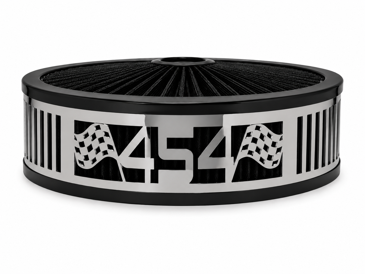 Granatelli Blingz Beauty Bandz Black Air Filter Assembly , 454 750024