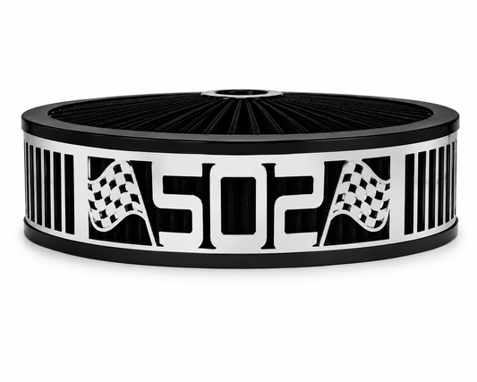 Granatelli Blingz Beauty Bandz Black Air Filter Assembly , 502 750025