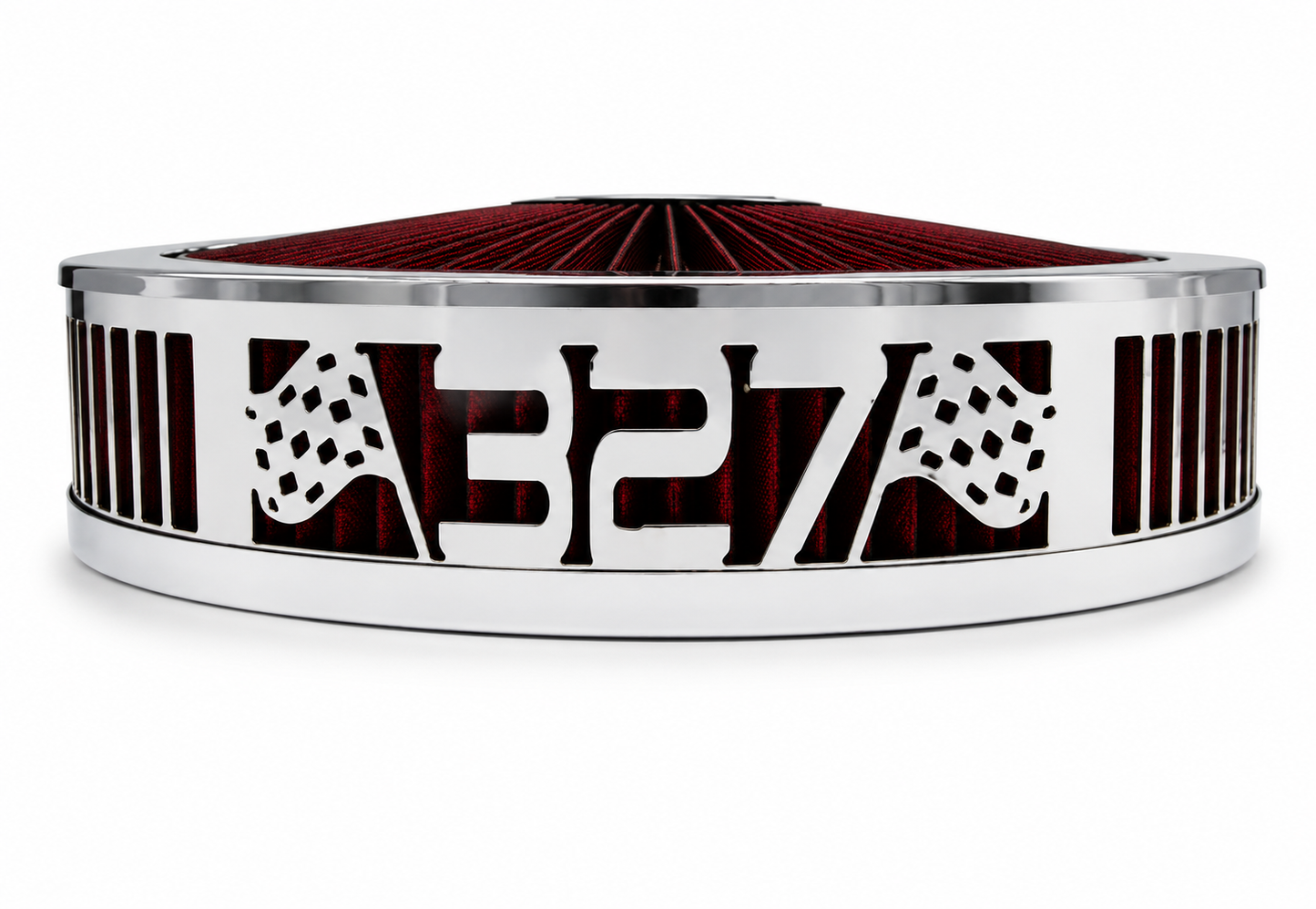 Granatelli Blingz Beauty Bandz Red and Chrome Air Filter Assembly , 327 750046 product detail