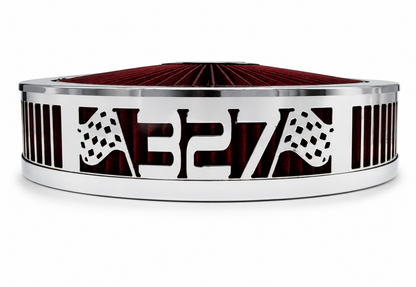 Granatelli Blingz Beauty Bandz Red and Chrome Air Filter Assembly , 327 750046 product detail