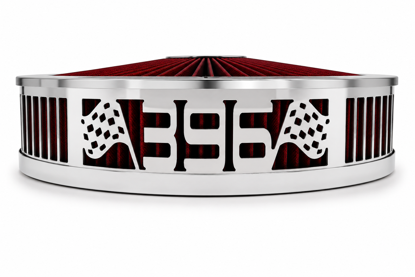 Granatelli Blingz Beauty Bandz Red and Chrome Air Filter Assembly , 396 750048 product detail