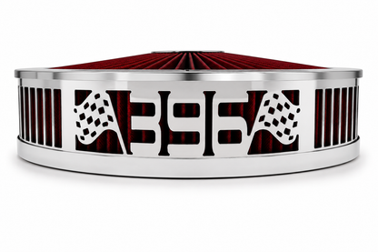 Granatelli Blingz Beauty Bandz Red and Chrome Air Filter Assembly , 396 750048 product detail