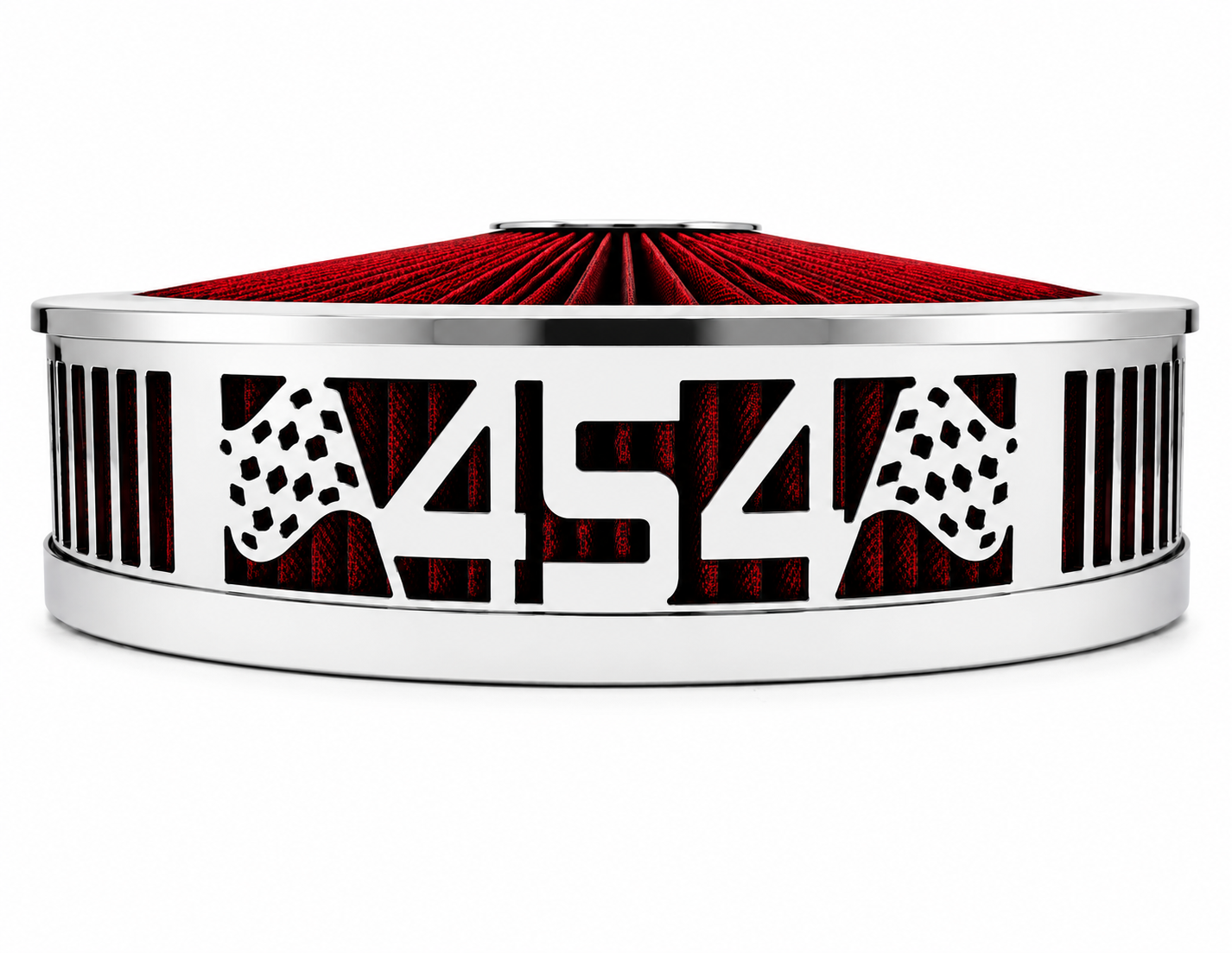 Granatelli Blingz Beauty Bandz Red & Chrome Air Filter Assembly 750050 product detail