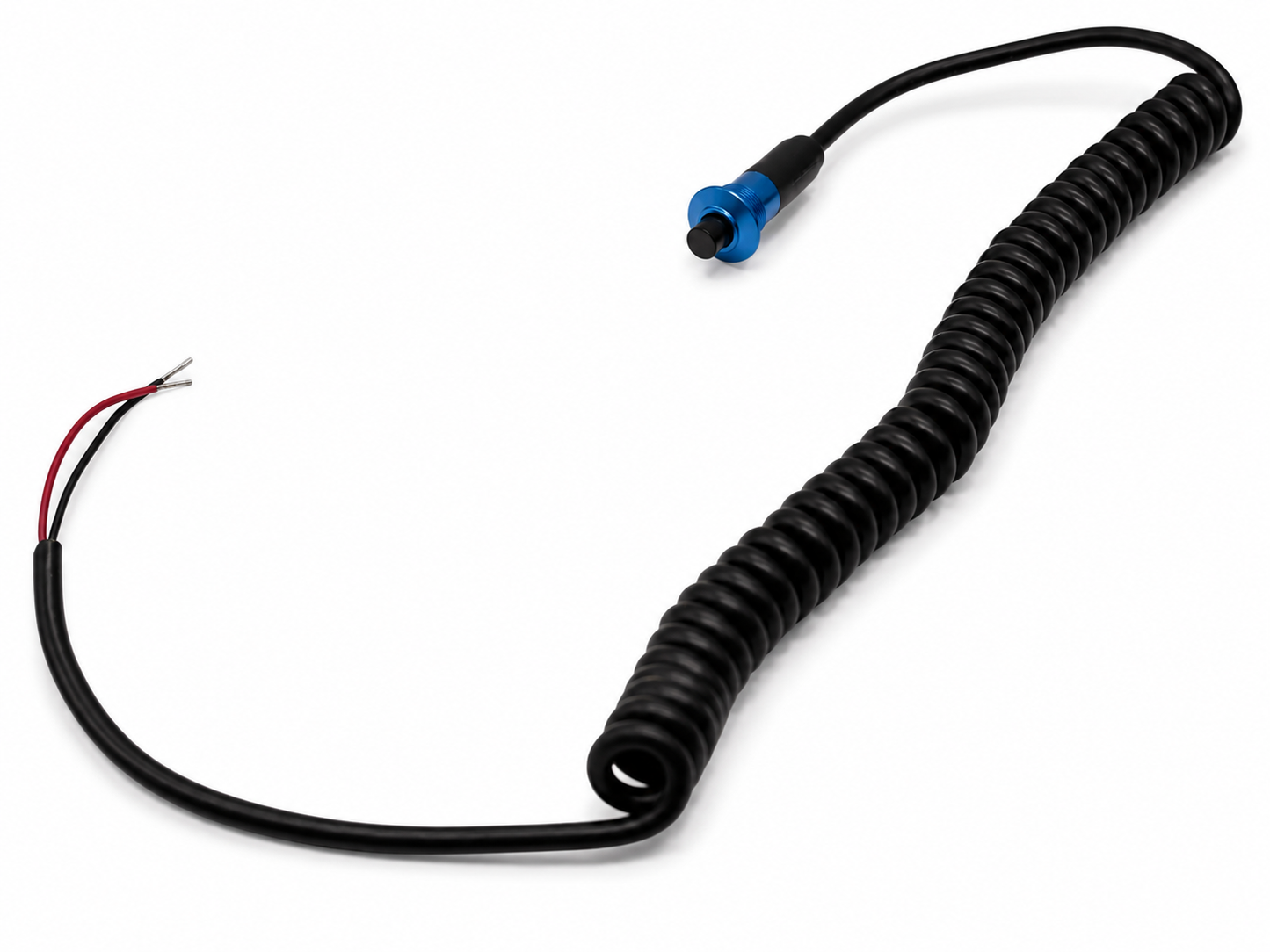 Granatelli Blue Pin Head Momentary Push Button Switch with 6' Retractable Cord 810101BL product detail