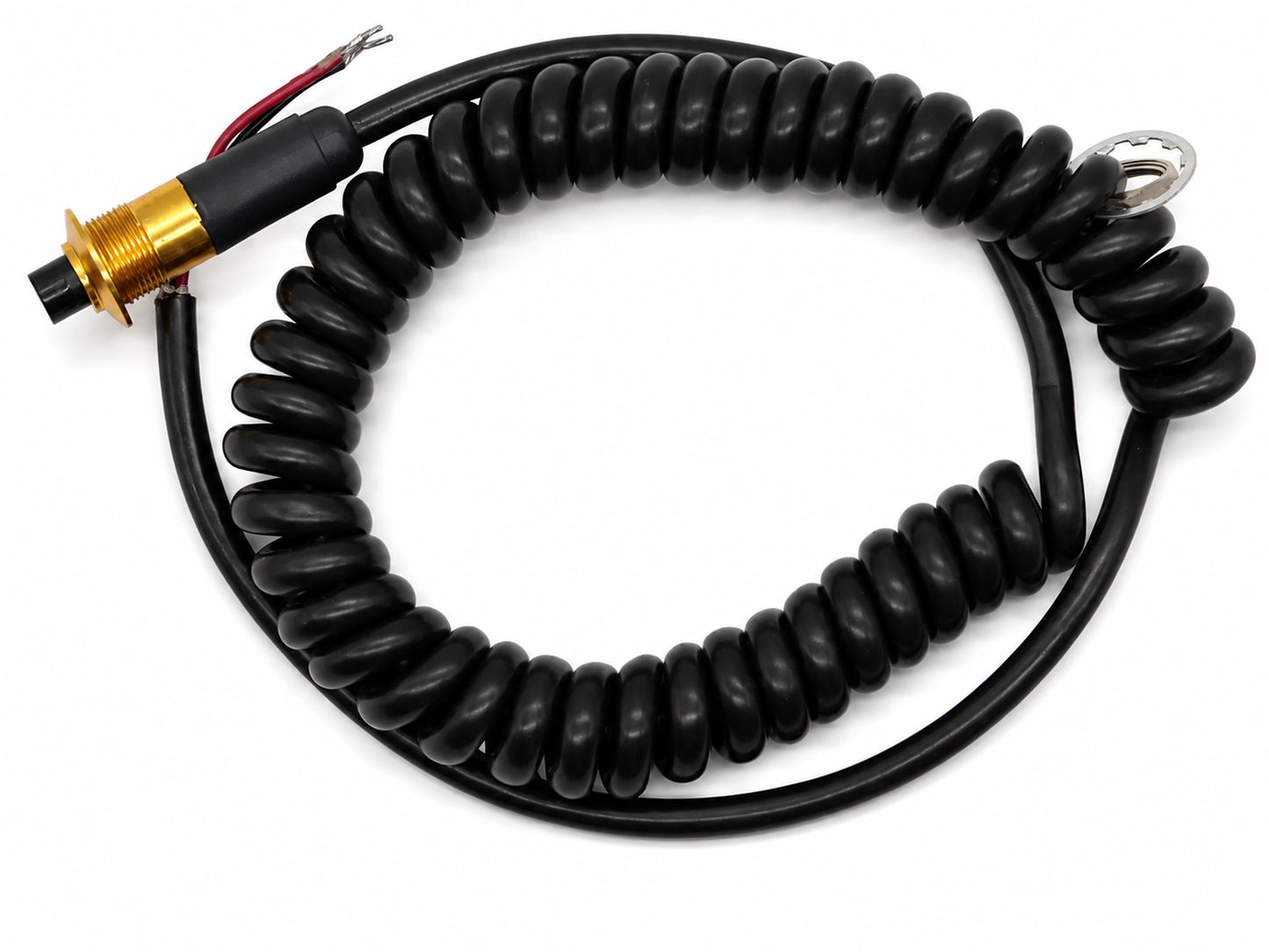 Granatelli Gold Pin Head Momentary Push Button Switch with 6' Retractable Cord 810101GD
