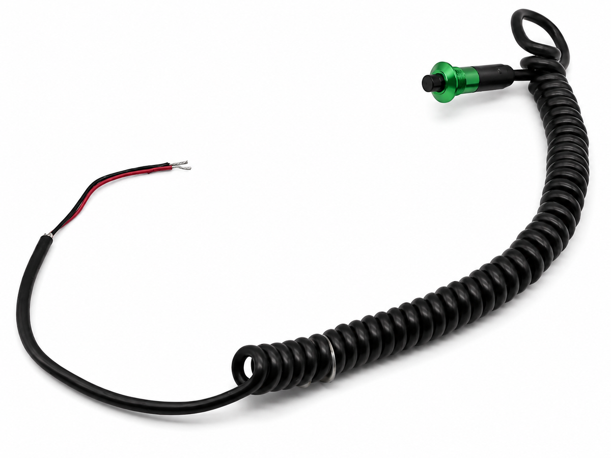 Granatelli Green Pin Head Momentary Push Button Switch with 6' Retractable Cord 810101GR product detail