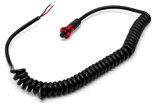 Granatelli Red Pin Head Momentary Push Button Switch with 6' Retractable Cord 810101R product detail