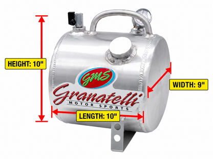 Granatelli Aluminum 2.5 Gallon Engine Pre-Luber – Racing & High-Performance Engine Protection – 900104