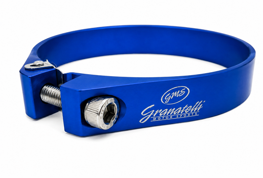 Granatelli blue billet aluminum hose clamp 66-68mm 971225B