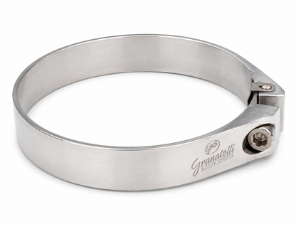 Granatelli polished billet aluminum hose clamp 97.5-99.5mm 971350P