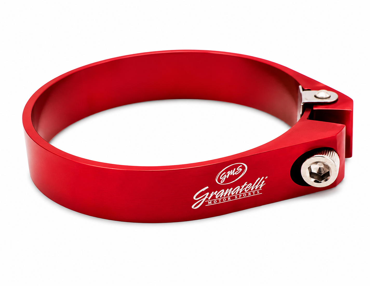 Granatelli red billet aluminum hose clamp 77.8-79.8mm 971275R