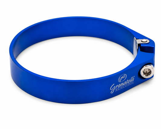 Granatelli blue billet aluminum hose clamp 84.5-86.5mm 971300B