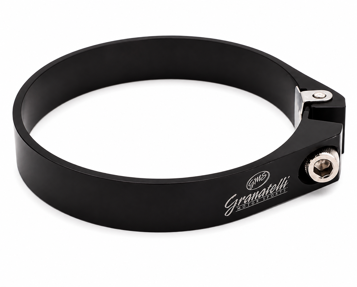 Granatelli black billet aluminum hose clamp 97.5-99.5mm 971350R
