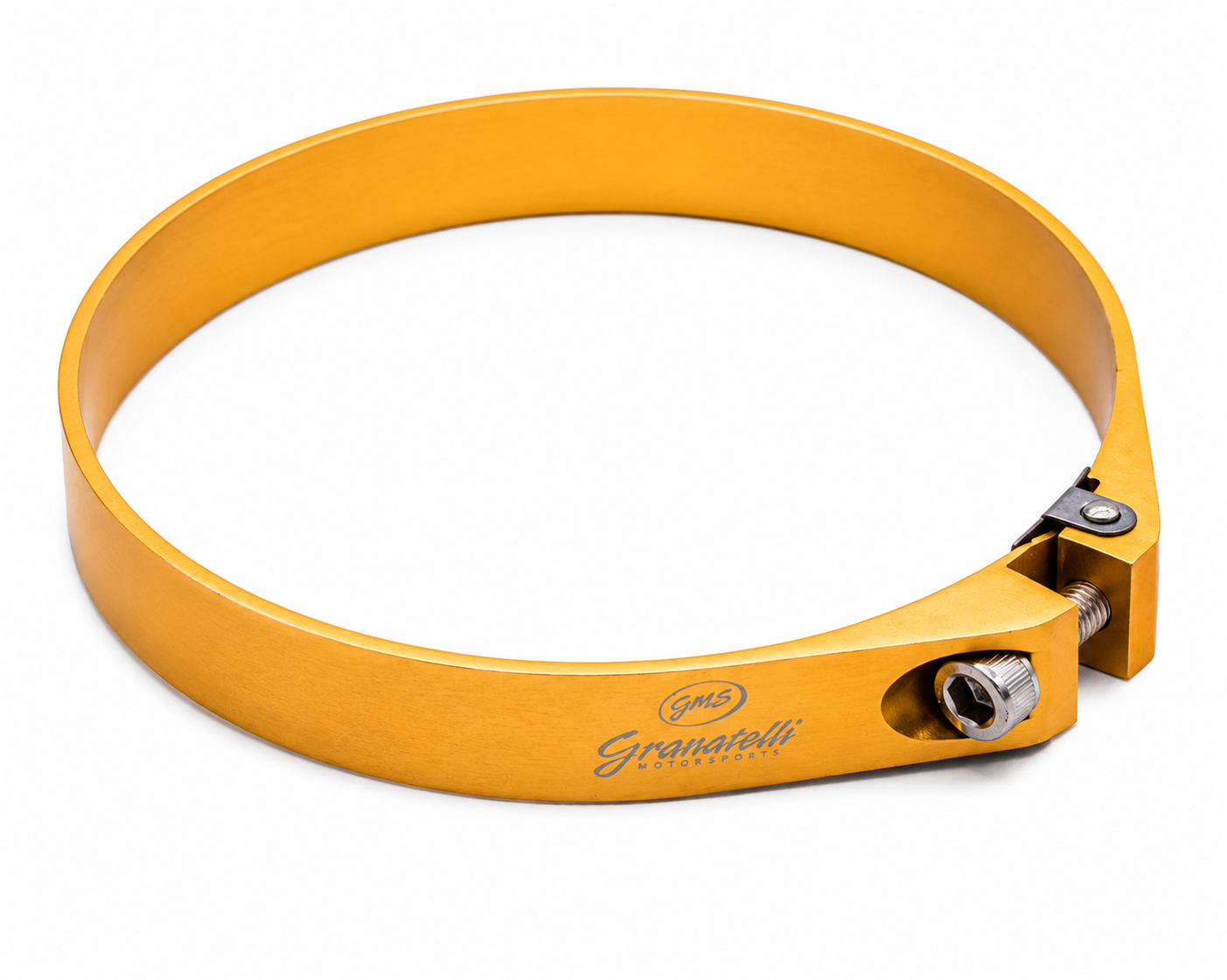 Granatelli gold billet aluminum hose clamp 109.6-111.6mm 971400G