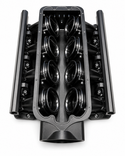 Granatelli ZILLA 105mm black billet LS intake manifold 980105 product detail
