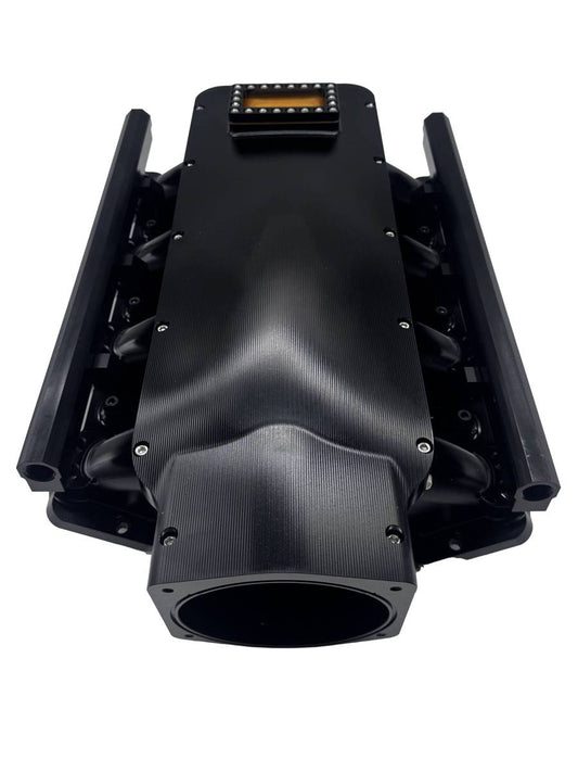 Granatelli ZILLA 120mm black billet LS intake manifold 980120 product detail