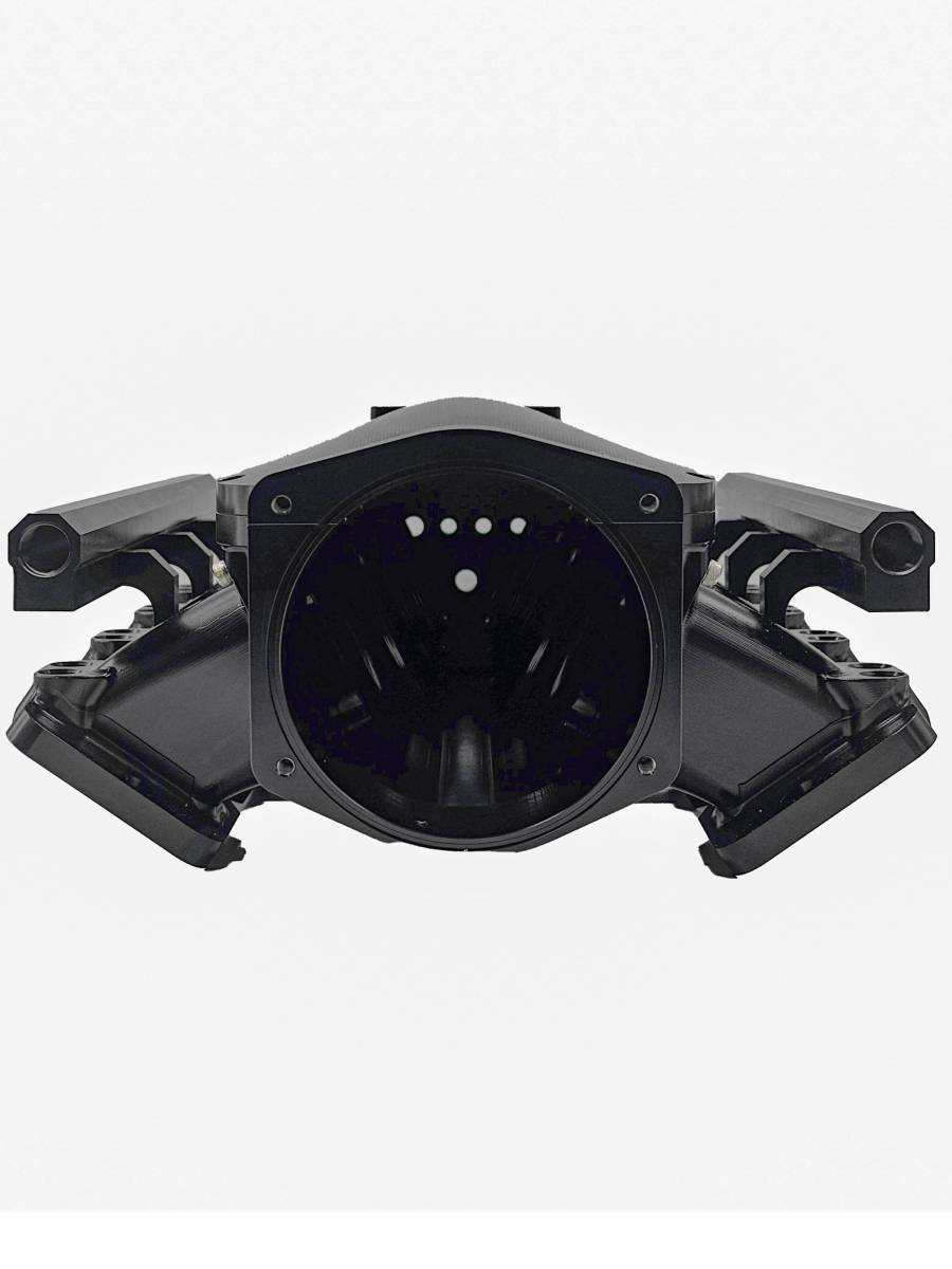 Granatelli ZILLA 120mm black billet LS intake manifold 980120 product detail
