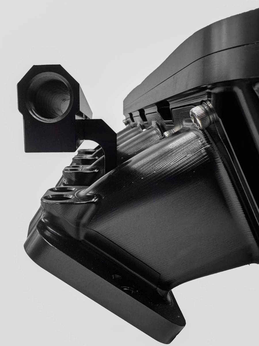 Granatelli ZILLA 120mm black billet LS intake manifold 980120 product detail
