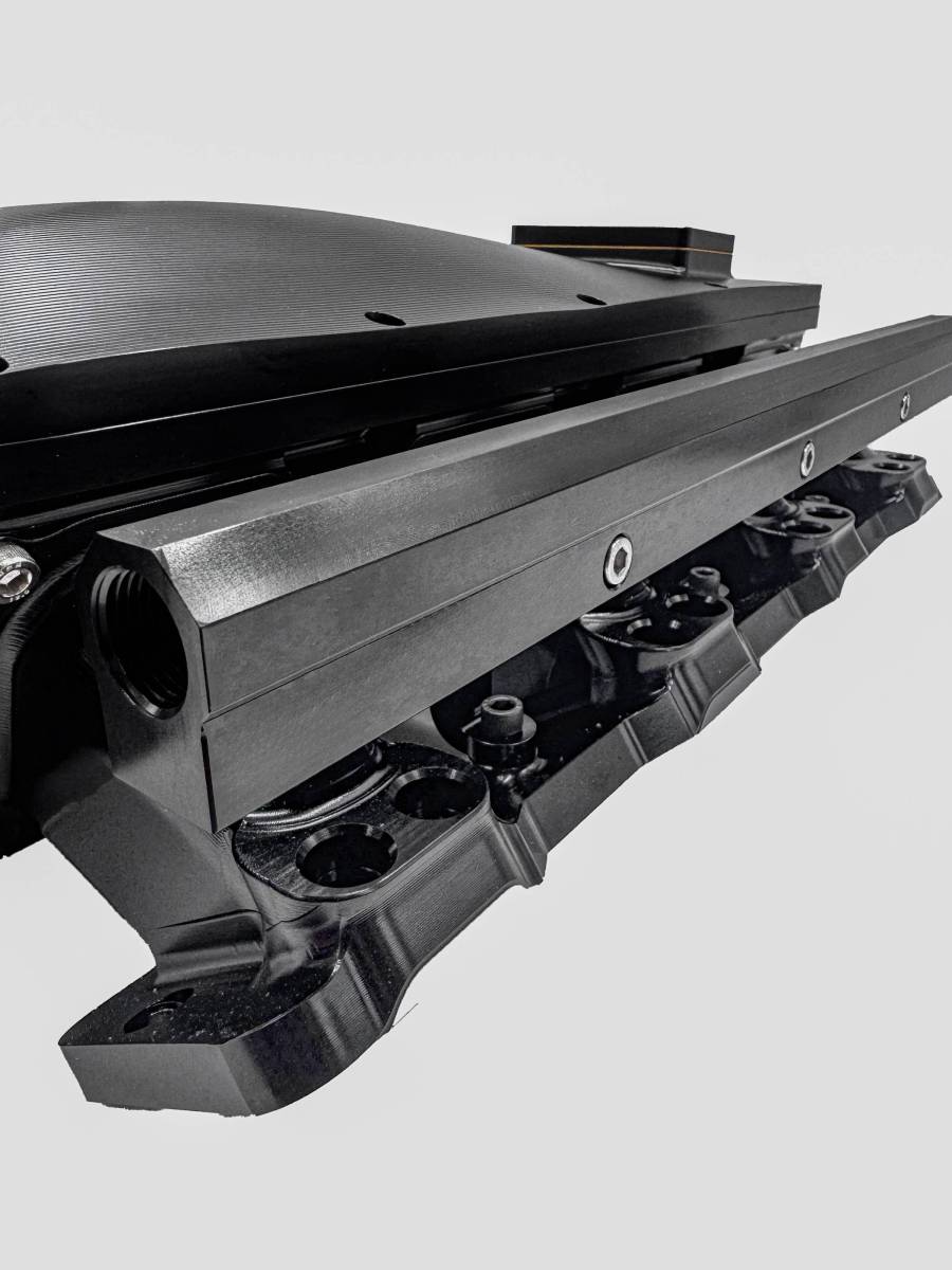 Granatelli ZILLA 120mm black billet LS intake manifold 980120 product detail