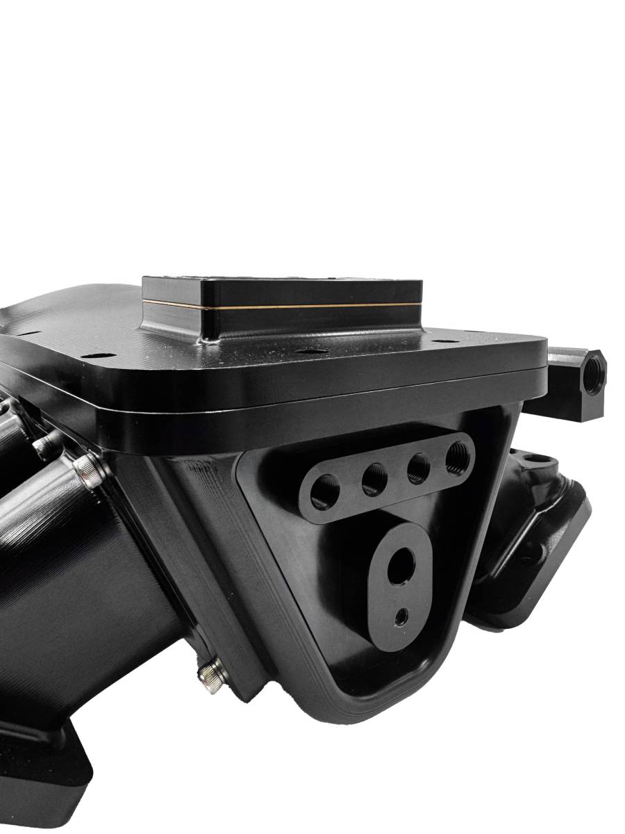 Granatelli ZILLA 120mm black billet LS intake manifold 980120 product detail