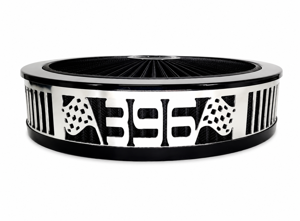 Granatelli Blingz Beauty Bandz Black Air Filter Assembly , 396 750022