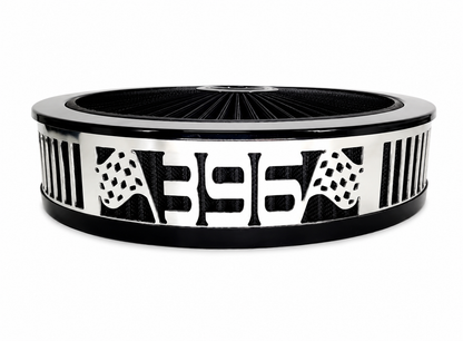Granatelli Blingz Beauty Bandz Black Air Filter Assembly , 396 750022