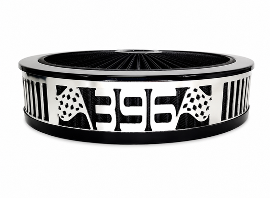 Granatelli Blingz Beauty Bandz Black Air Filter Assembly , 396 750022